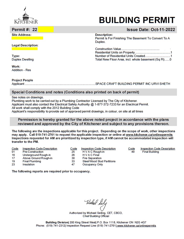 Kitchener Basement Apartment 2